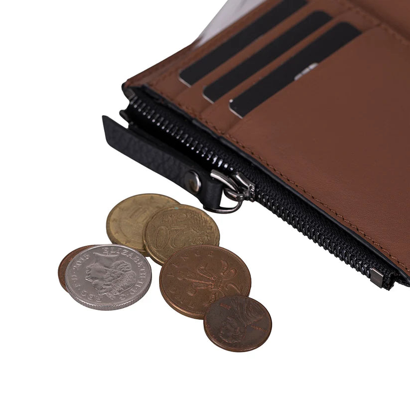 Elba Hakiki Deri, El Yapımı Kadın Deri Cüzdan, Siyah