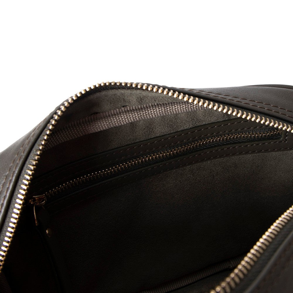 Emerald Hakiki Deri Kadın Omuz Çantası – Kompakt, Zarif ve Kullanışlı - Haki Renk