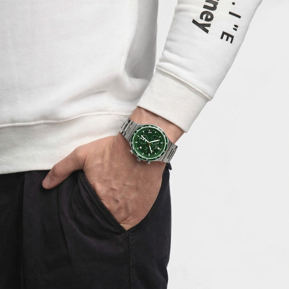 Erkek Kol Saati - Essential Collection - Model-2 ST3516AGS Green/Silver