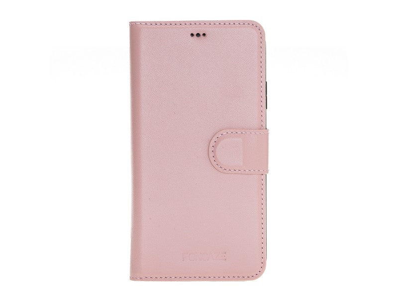 Samsung Galaxy S10 Plus Uyumlu Deri Cüzdanlı Kılıf Foncaze NU2