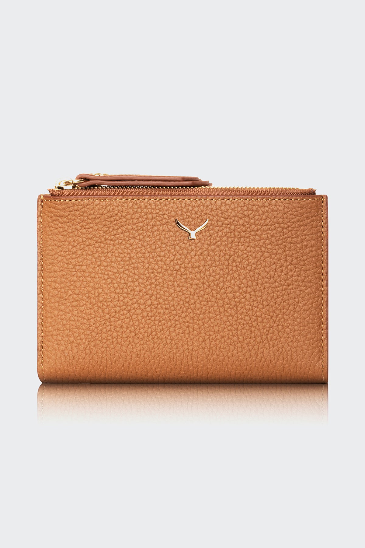 Hakiki Deri, El Yapımı, Kadın Cüzdan, 6 Kart Yuvası, 5107 Camel