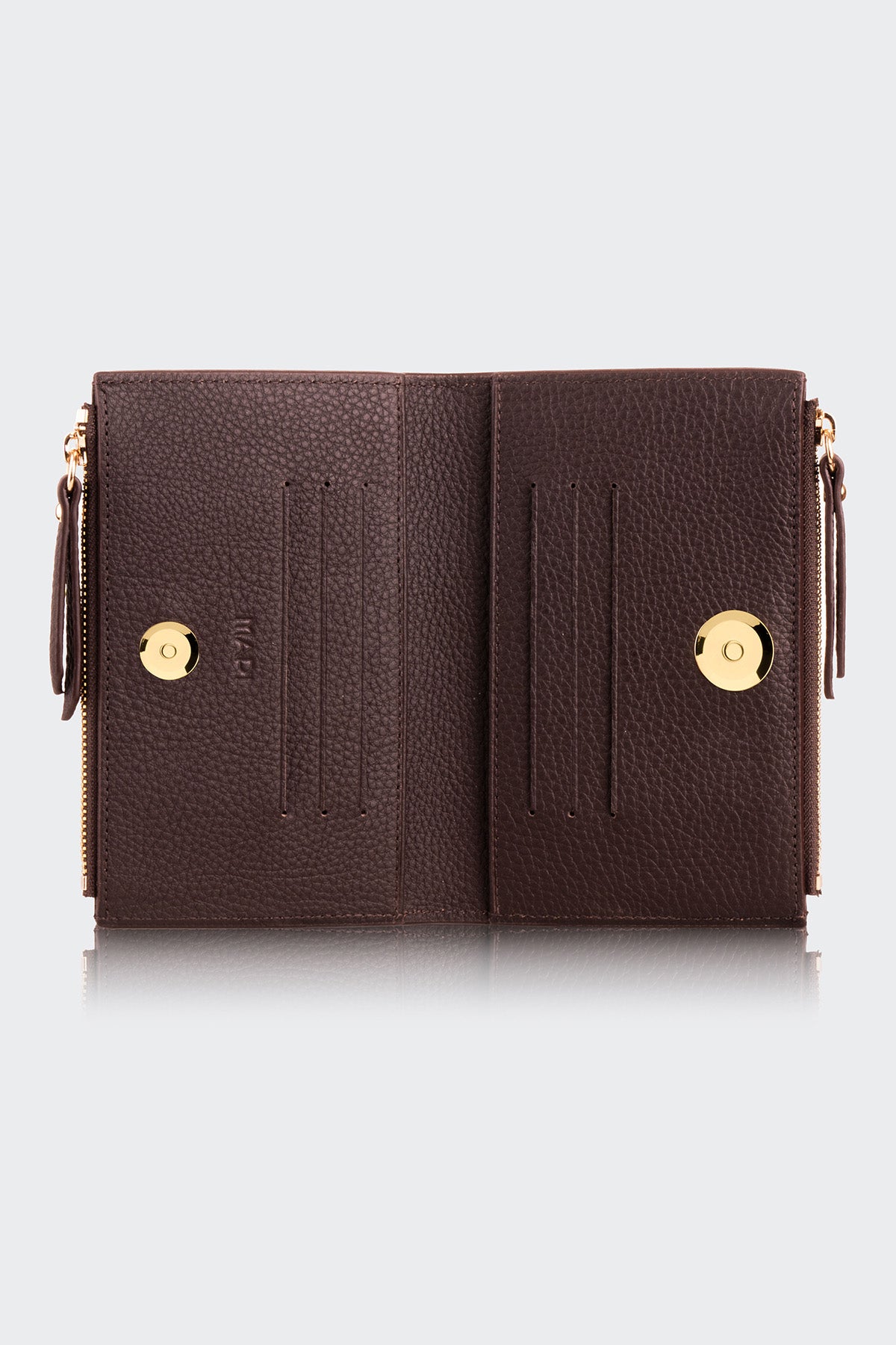 Hakiki Deri, El Yapımı, Kadın Cüzdan, 6 Kart Yuvası, 5107 Kahve