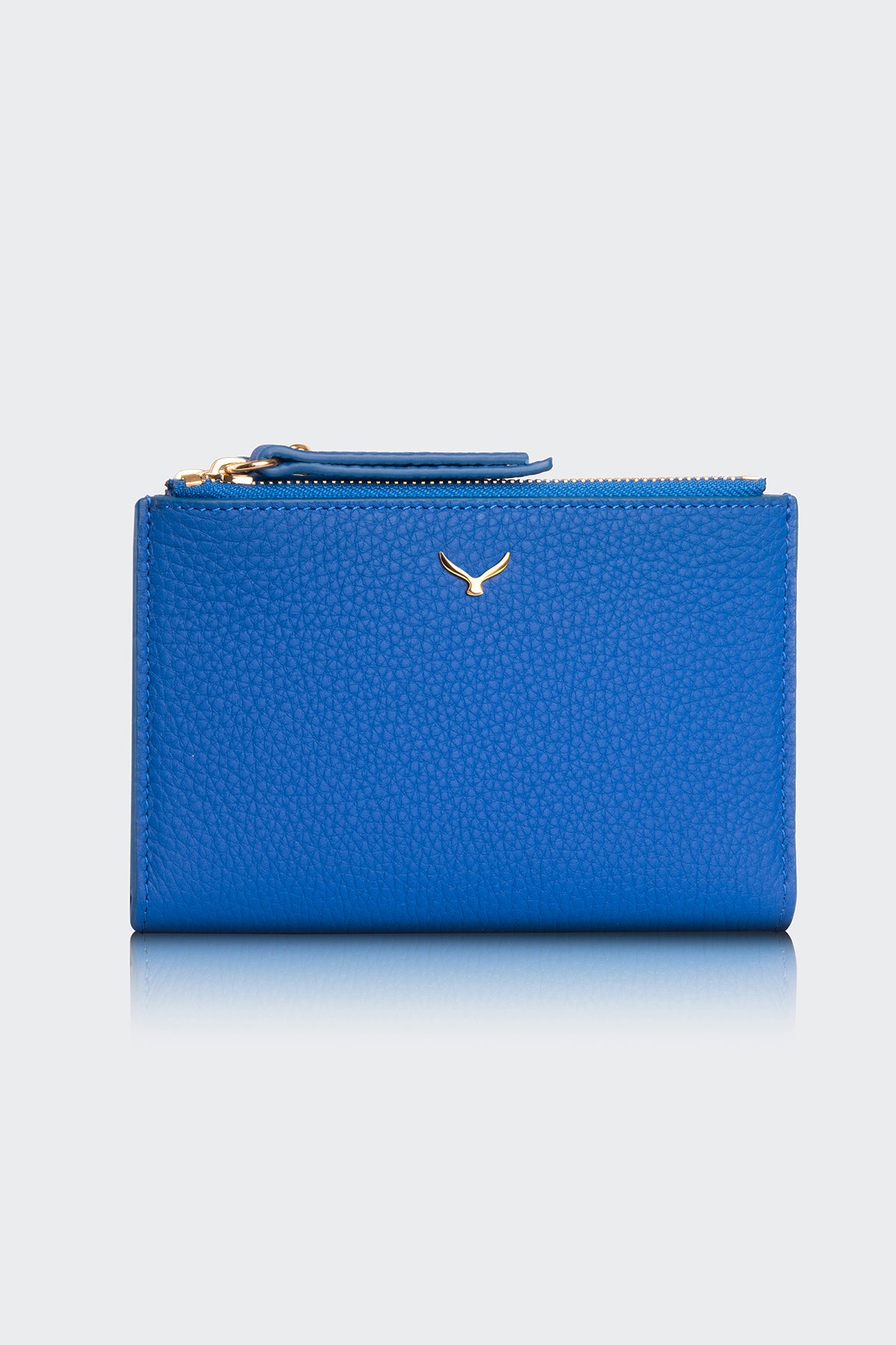 Hakiki Deri, El Yapımı, Kadın Cüzdan, 6 Kart Yuvası, 5107 Mavi