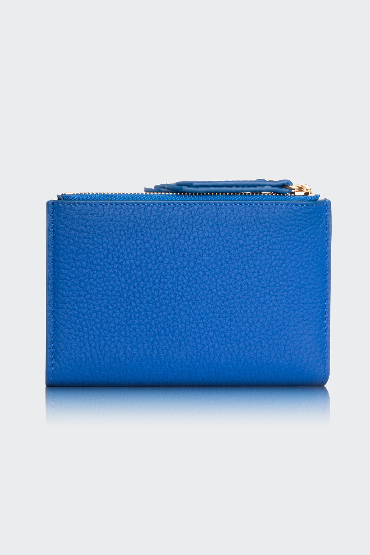 Hakiki Deri, El Yapımı, Kadın Cüzdan, 6 Kart Yuvası, 5107 Mavi