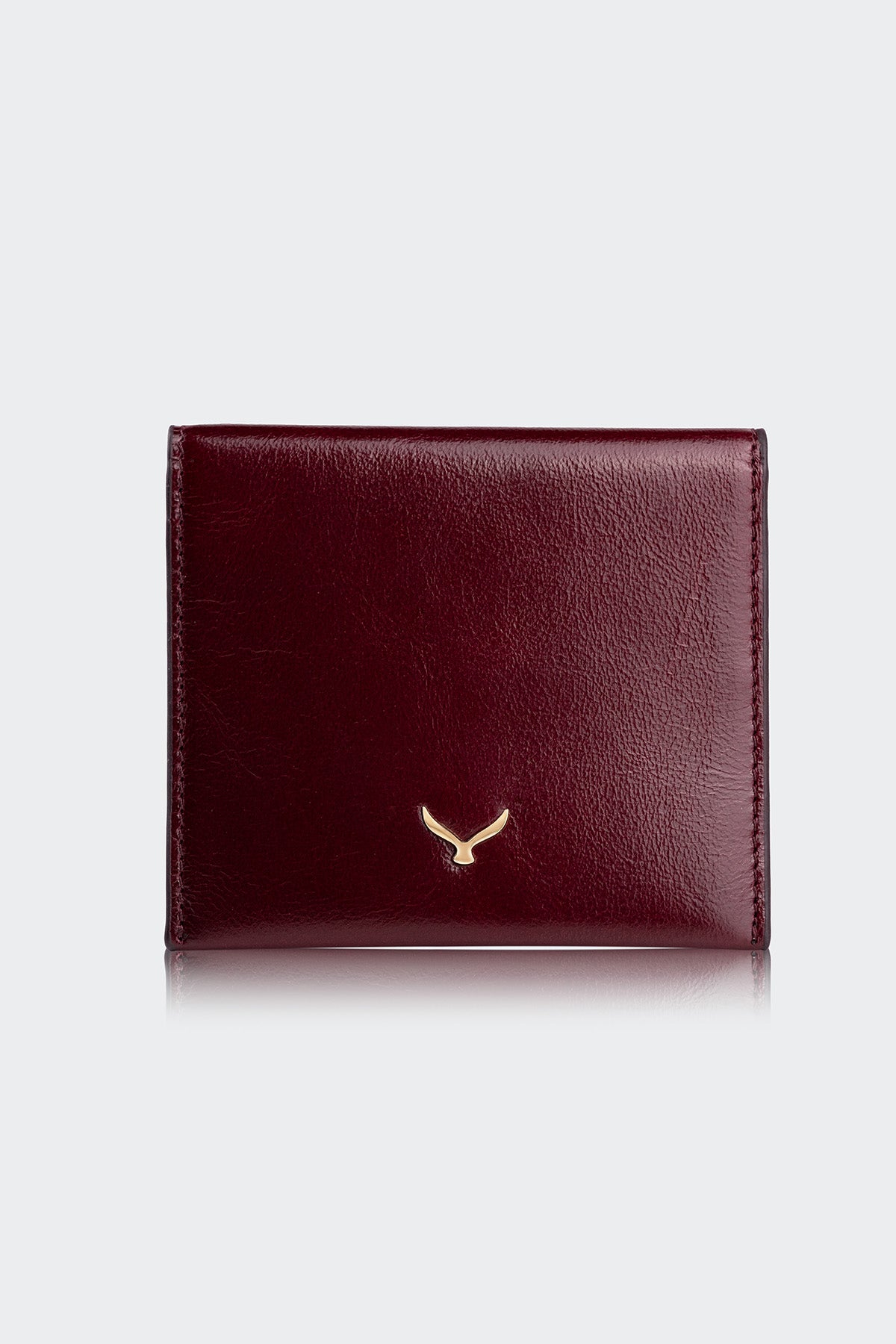 Hakiki Deri, El Yapımı, Kadın Kartlık, 4 Kart Yuvalı, 5501 Bordo