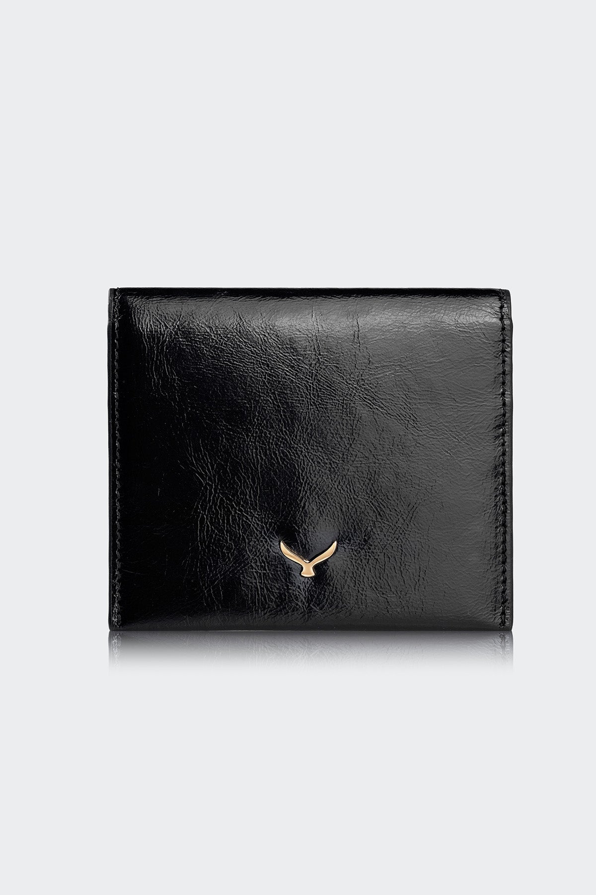 Hakiki Deri, El Yapımı, Kadın Kartlık, 4 Kart Yuvalı, 5501 Siyah