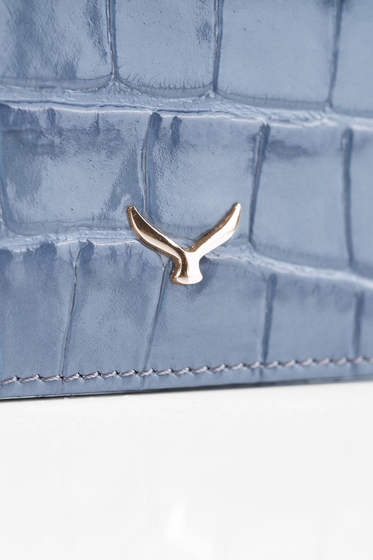 Hakiki Deri, El Yapımı, Kadın Kartlık, 4 Kart Yuvalı, 5503 Mavi