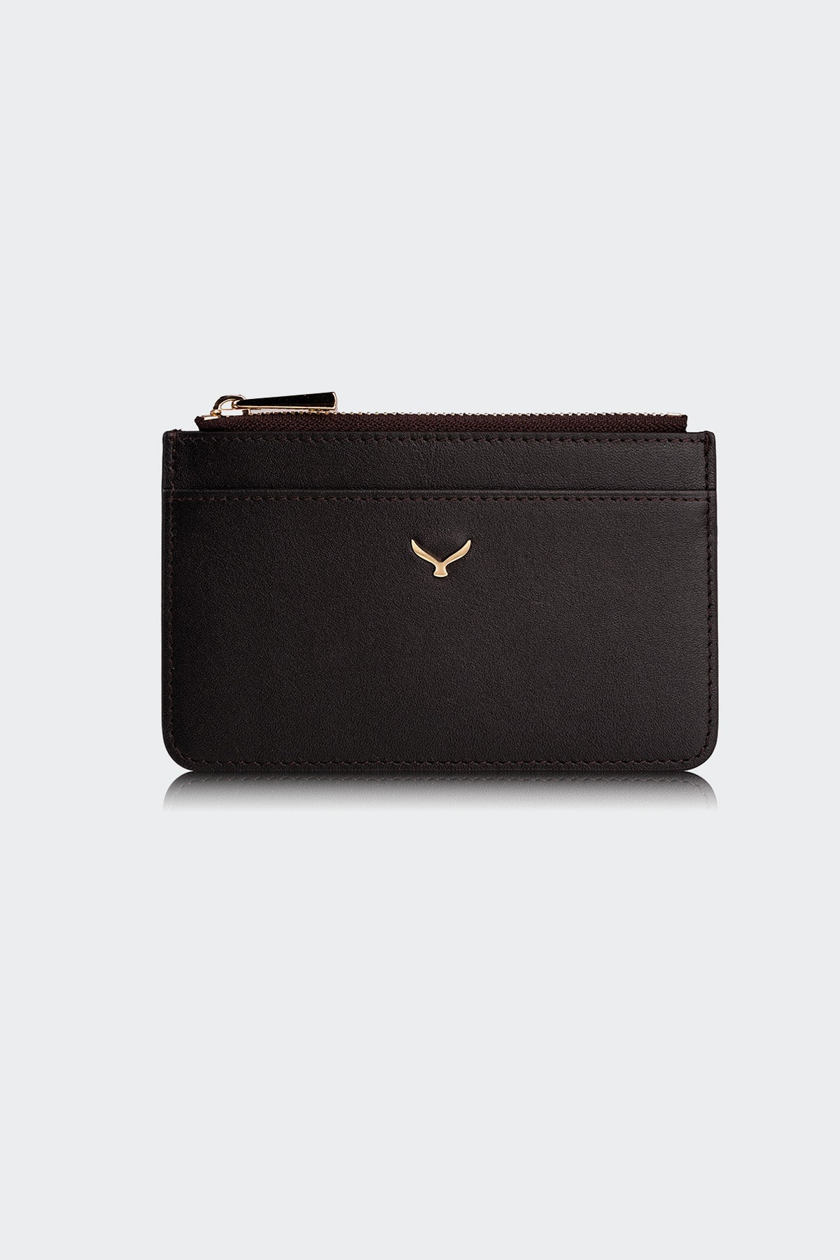 Hakiki Deri, El Yapımı, Kadın Kartlık, 5 Kart Yuvalı, 5507 Kahve