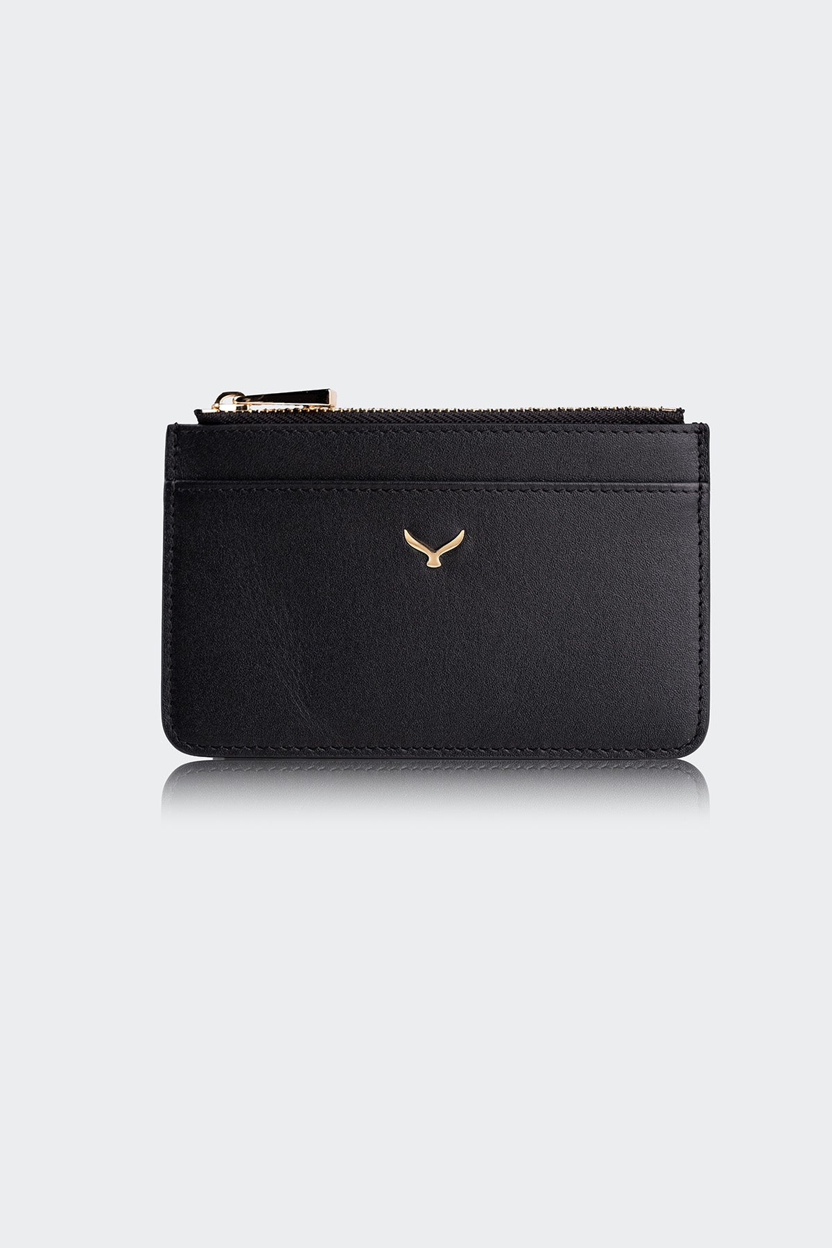 Hakiki Deri, El Yapımı, Kadın Kartlık, 5 Kart Yuvalı, 5507 Siyah