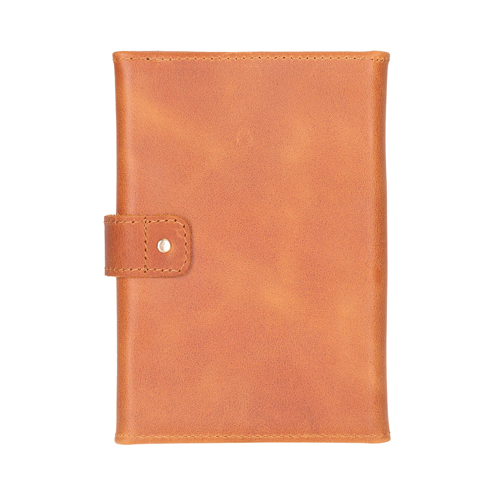 Hakiki Deri, El Yapımı, Saat Kordonu Taşıma Çantası, Tan Rengi