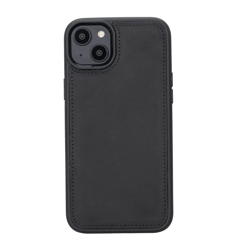 iPhone 14 Plus Uyumlu Manyetik Hakiki Deri Cüzdan Kılıf ,Cüzdan Taşımaya Son, Kredi Kart Yuvalı