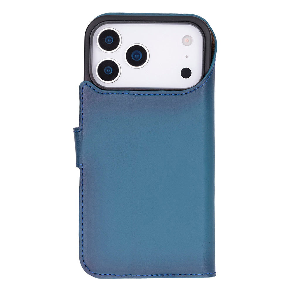 iPhone 18 Pro / 17 Pro Uyumlu Mag-Safe Hakiki Deri Cüzdan Kılıf ,Cüzdan Taşımaya Son, Kredi Kart Yuvalı, RFID Güvenlik