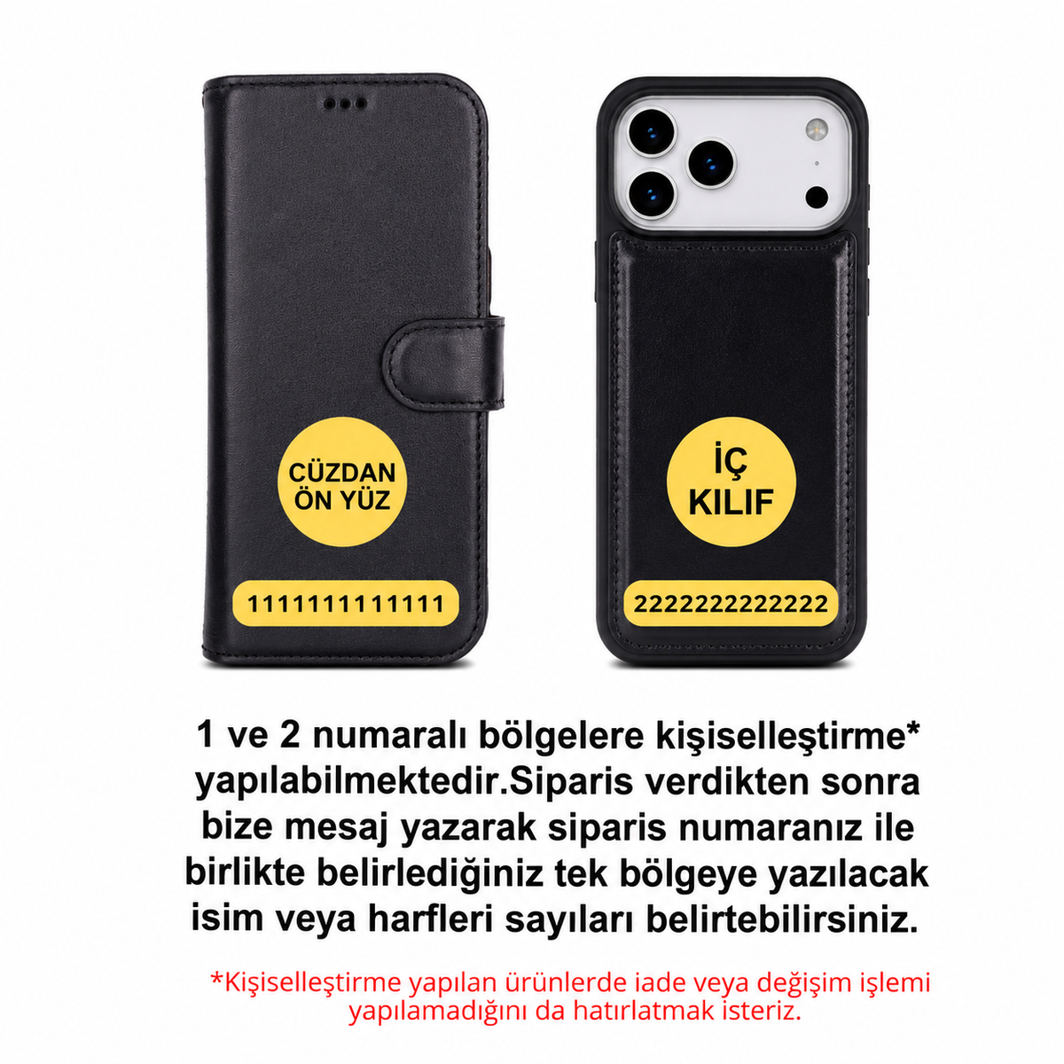 iPhone 18 Pro / 17 Pro Uyumlu Mag-Safe Hakiki Deri Cüzdan Kılıf ,Cüzdan Taşımaya Son, Kredi Kart Yuvalı, RFID Güvenlik