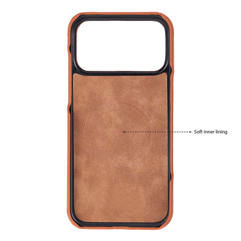 iPhone 18 Pro Max Uyumlu Hakiki Deri Mag-Safe Kılıf , Köşe Koruma Darbe Emici, Premium Telefon Kılıfı