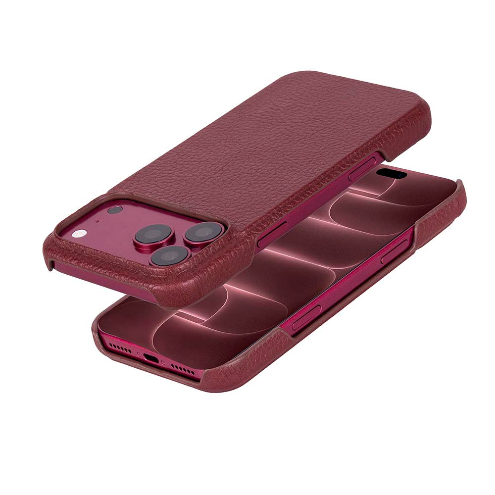 iPhone 18 Pro Uyumlu Hakiki Deri Mag-Safe Kılıf , Köşe Koruma Darbe Emici, Premium Telefon Kılıfı