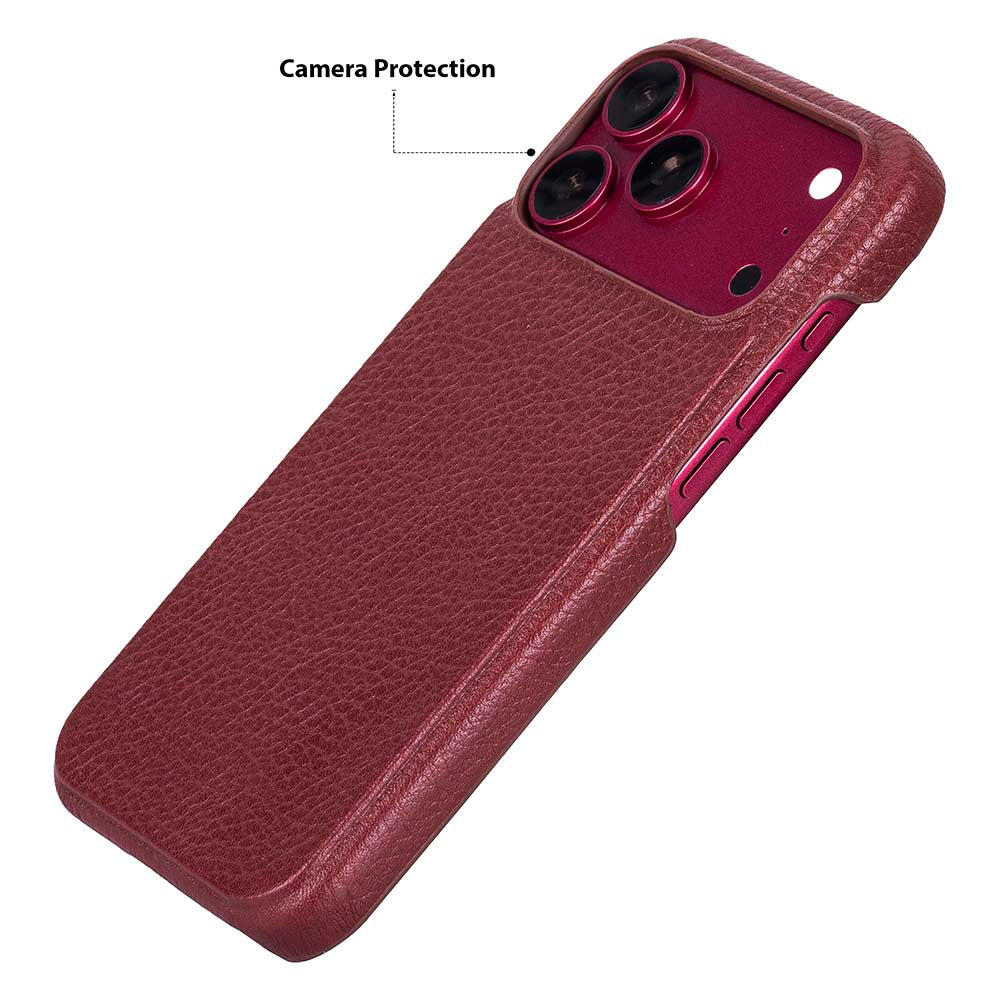 iPhone 18 Pro Uyumlu Hakiki Deri Mag-Safe Kılıf , Köşe Koruma Darbe Emici, Premium Telefon Kılıfı