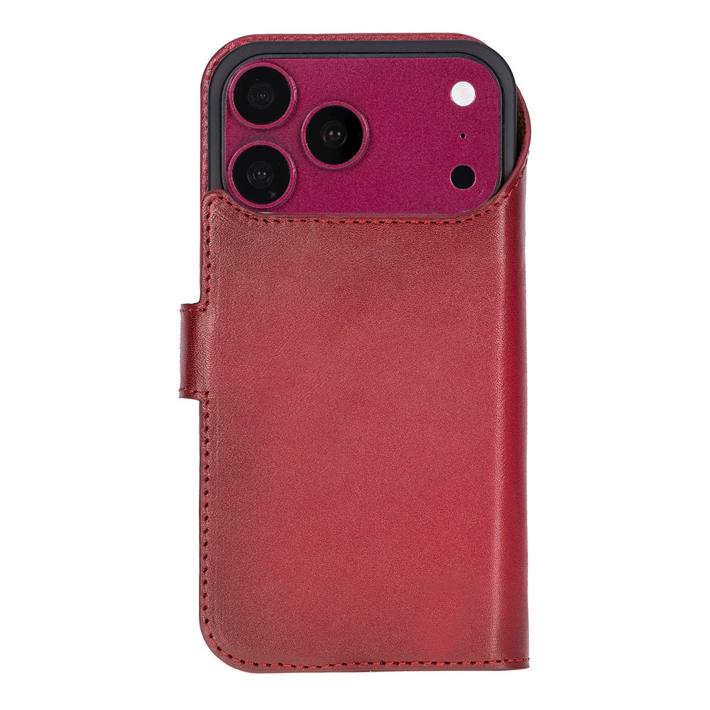 iPhone 18 ProMax / 17 Pro Max Uyumlu Mag-Safe Hakiki Deri Cüzdan Kılıf ,Cüzdan Taşımaya Son, Kredi Kart Yuvalı, RFID Güvenlik