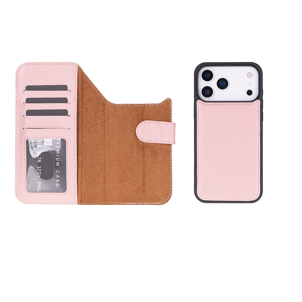 iPhone 18 ProMax / 17 Pro Max Uyumlu Mag-Safe Hakiki Deri Cüzdan Kılıf ,Cüzdan Taşımaya Son, Kredi Kart Yuvalı, RFID Güvenlik
