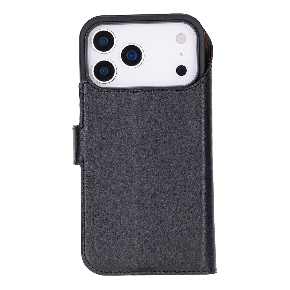 iPhone 18 ProMax / 17 Pro Max Uyumlu Mag-Safe Hakiki Deri Cüzdan Kılıf ,Cüzdan Taşımaya Son, Kredi Kart Yuvalı, RFID Güvenlik
