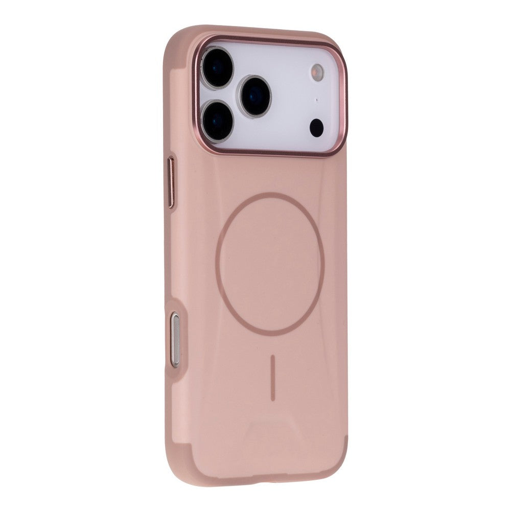 Koen iPhone 17 Pro Max Uyumlu MagSafe Kılıf – Kablosuz Şarj Destekli, Köşe Koruma Darbe Emici, Şeffaf Mat Premium Telefon Kılıfı, Bej Rengi