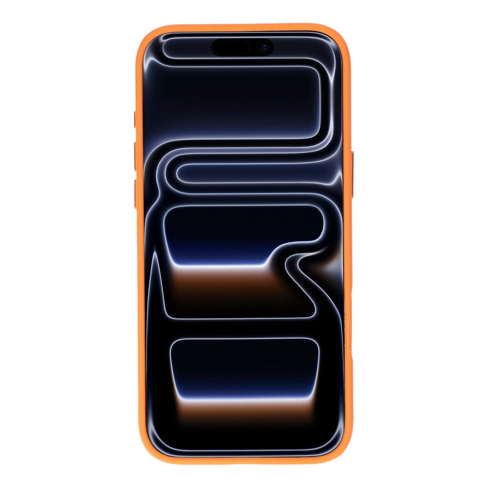 Koen iPhone 17 Pro Max Uyumlu MagSafe Kılıf – Kablosuz Şarj Destekli, Köşe Koruma Darbe Emici, Şeffaf Mat Premium Telefon Kılıfı, Orange