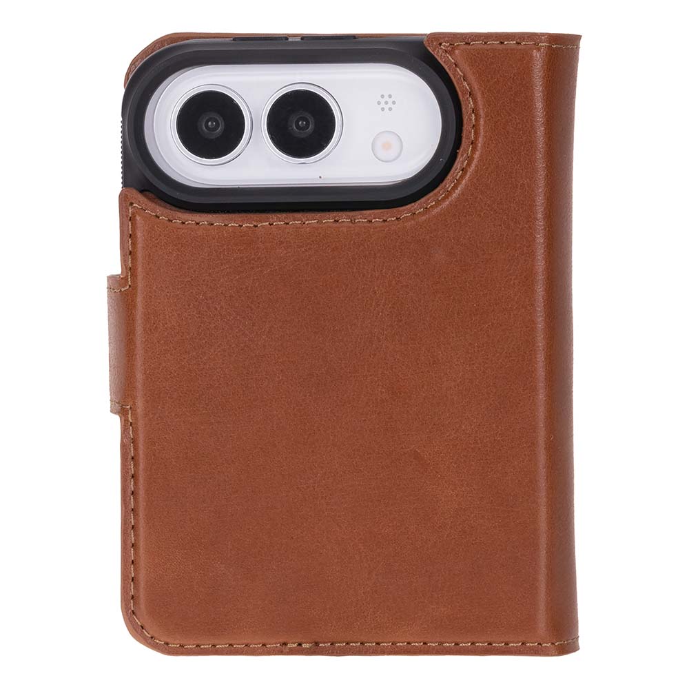 iPhone Duo Uyumlu Mag-Safe Hakiki Deri Cüzdan Kılıf ,Cüzdan Taşımaya Son, Kredi Kart Yuvalı, RFID Güvenlik