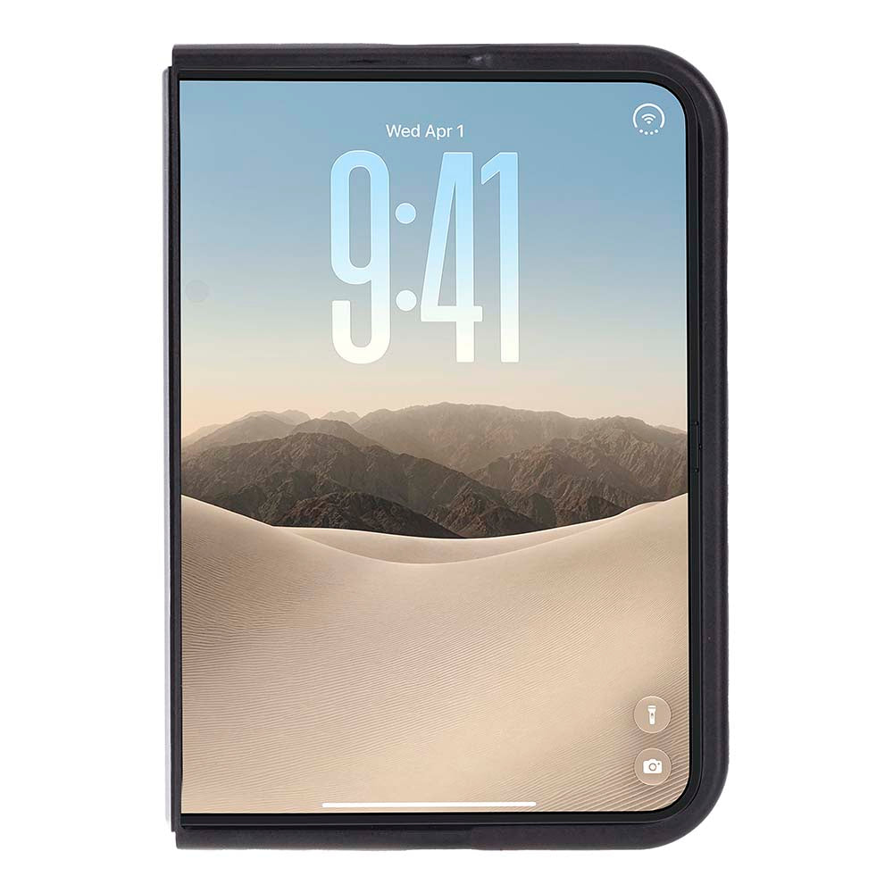 iPhone Duo Uyumlu Mag-Safe Hakiki Deri Cüzdan Kılıf ,Cüzdan Taşımaya Son, Kredi Kart Yuvalı, RFID Güvenlik