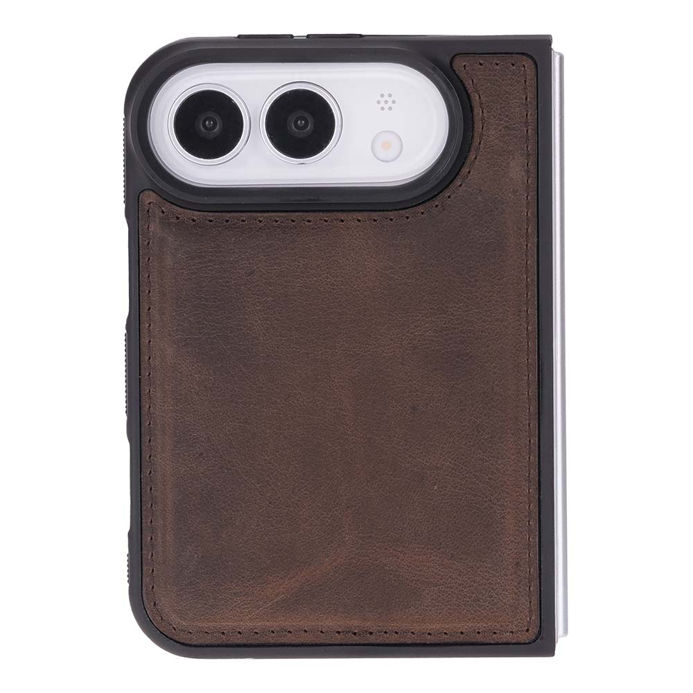 iPhone Duo Uyumlu Mag-Safe Hakiki Deri Cüzdan Kılıf ,Cüzdan Taşımaya Son, Kredi Kart Yuvalı, RFID Güvenlik