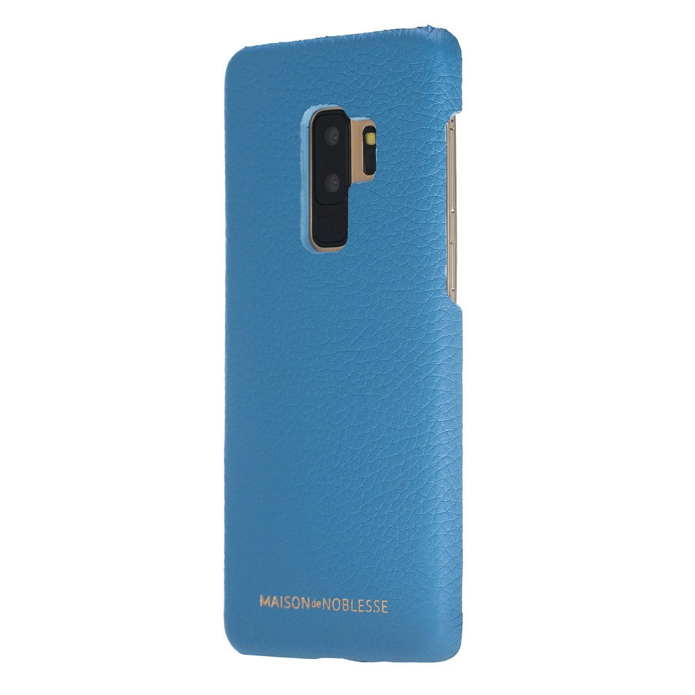 Samsung Galaxy S9 Plus Uyumlu Deri Arka Kapak MN-UJ ERC8 Mavi