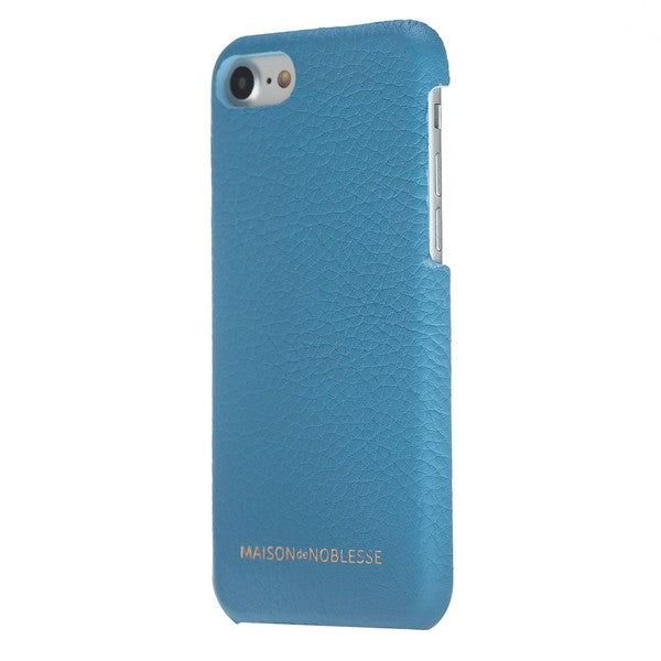 Apple iPhone 7-8-SE Uyumlu Deri Arka Kapak MN-UJ ERC8 Mavi