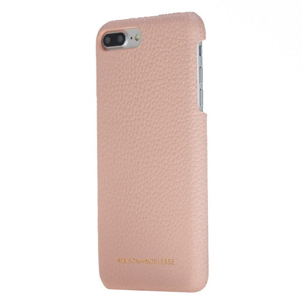 Apple iPhone 7-8 Plus Uyumlu Deri Arka Kapak MN-UJ ERC5 Pembe