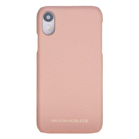 Apple iPhone XR Uyumlu Deri Arka Kapak MN-UJ ERC5 Pembe