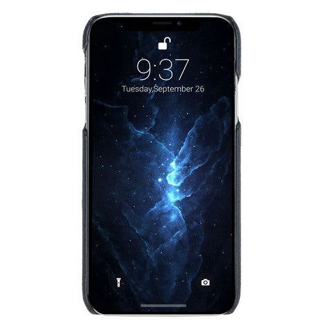 Apple iPhone XR Uyumlu Deri Arka Kapak MN-UJ ERC6 Lacivert