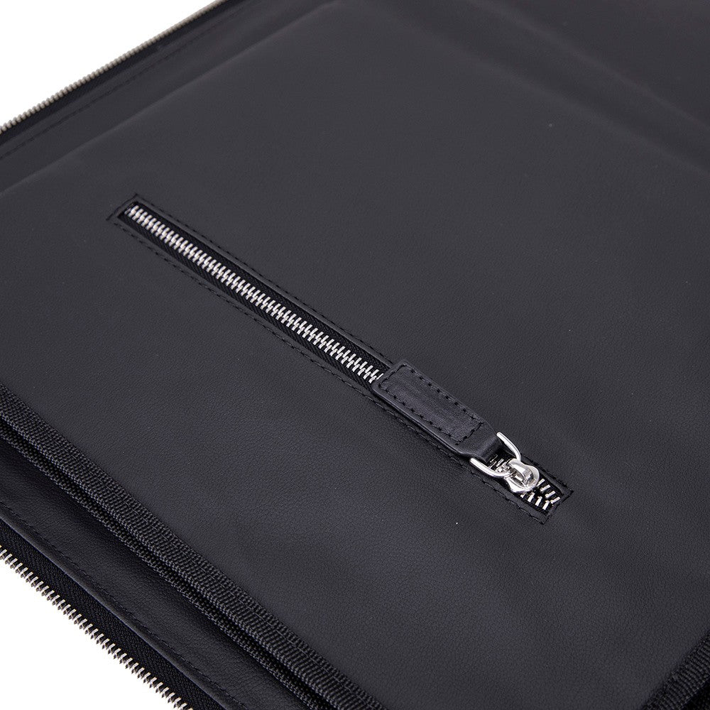 MIRAJ – Deri Kılıflı Taşınabilir Lüks Seccade - Siyah Deri