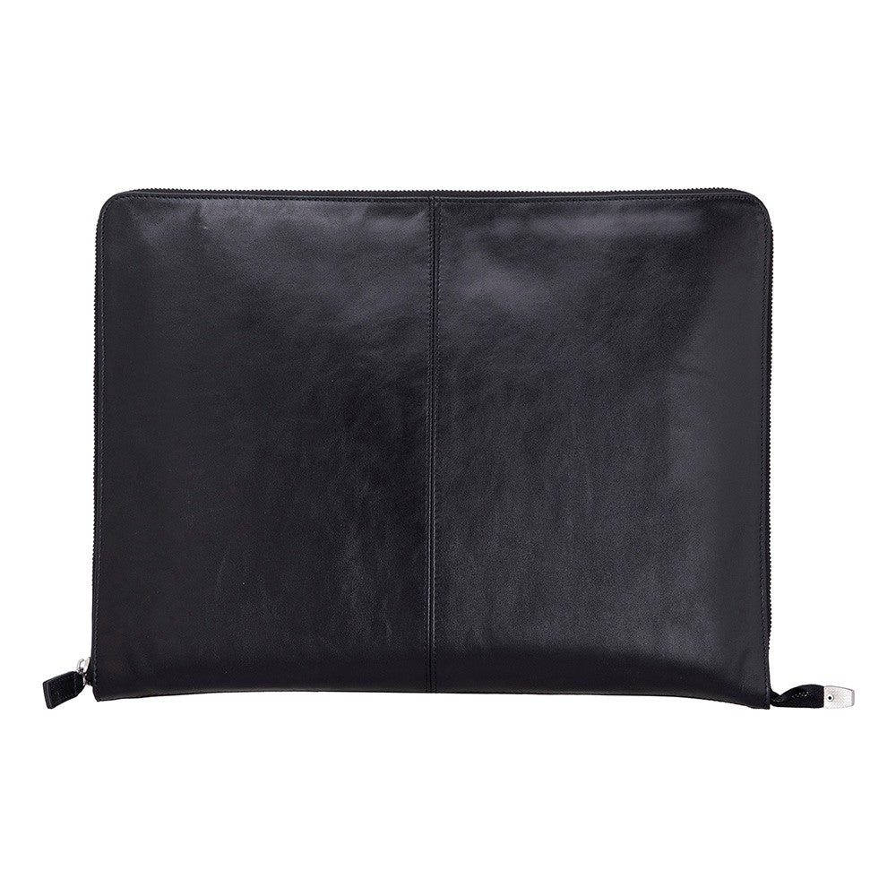 MIRAJ – Deri Kılıflı Taşınabilir Lüks Seccade - Siyah Deri