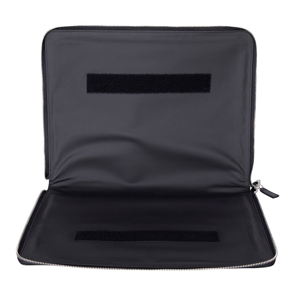 MIRAJ – Deri Kılıflı Taşınabilir Lüks Seccade - Siyah Deri