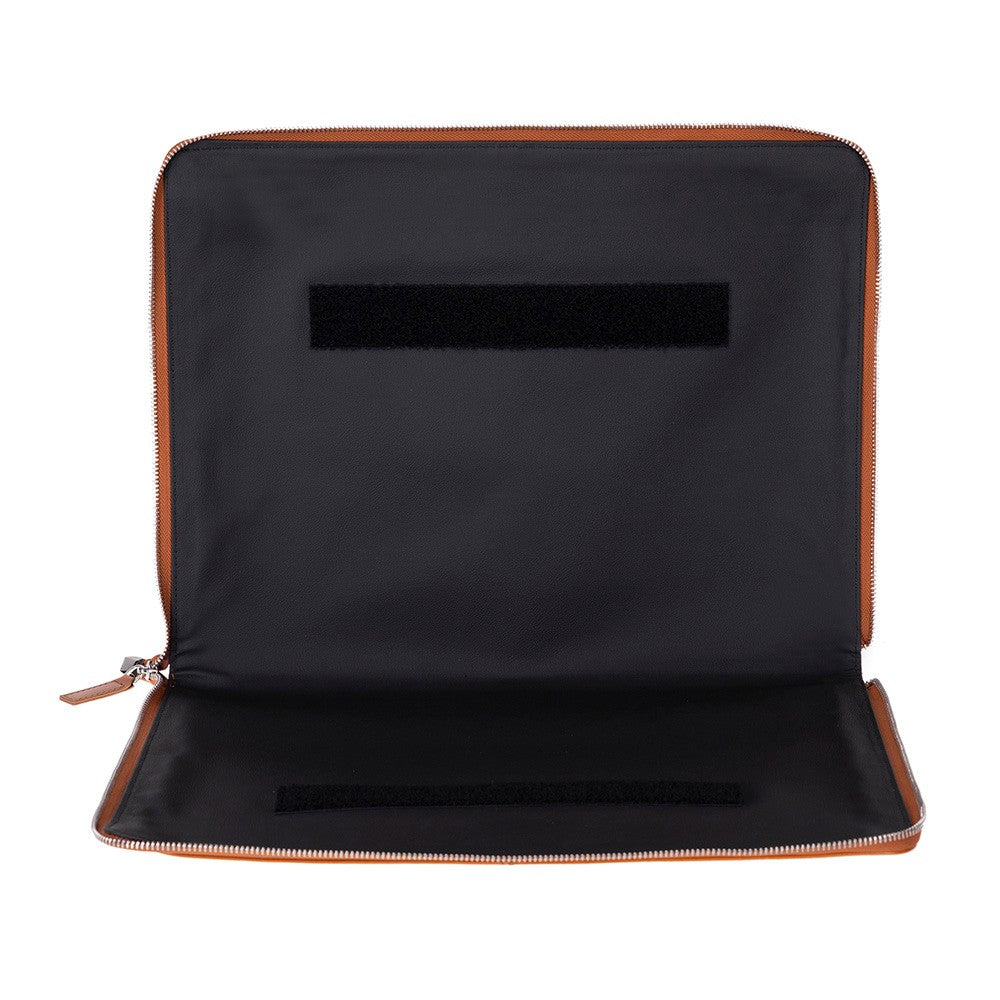 MIRAJ – Deri Kılıflı Taşınabilir Lüks Seccade - Tan Rengi Deri