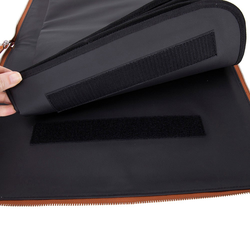 MIRAJ – Deri Kılıflı Taşınabilir Lüks Seccade - Tan Rengi Deri