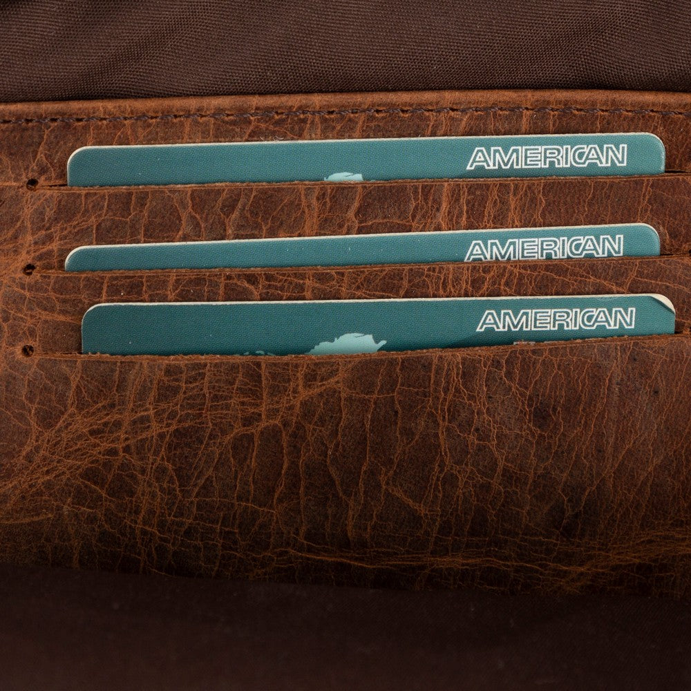 Nino Hakiki Deri, El Yapımı Erkek Çantası, Antik Açık Kahve