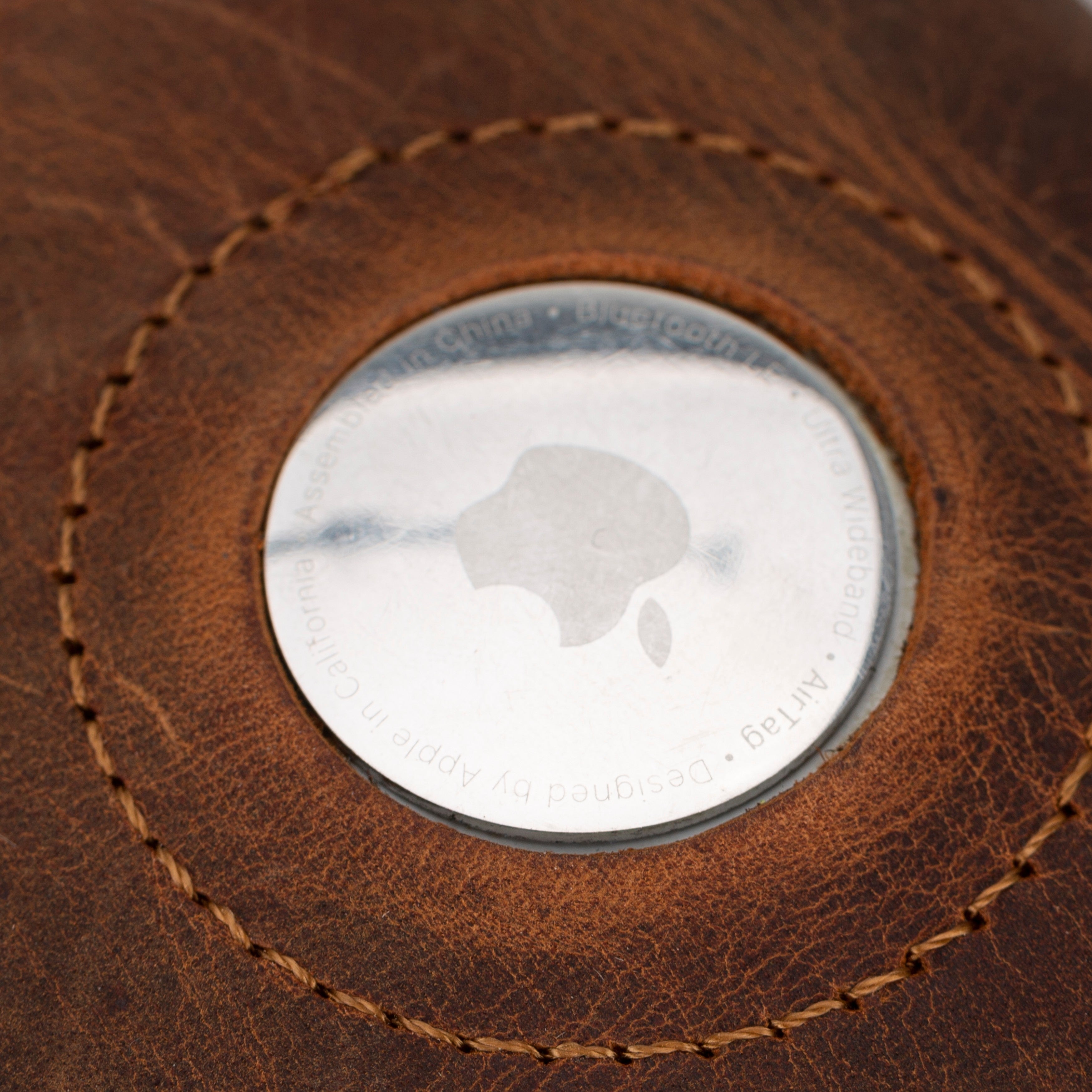 Palertag Apple AirTag Yuvalı, Hakiki Deri, El Yapımı, Pop-Up Cüzdan, G2