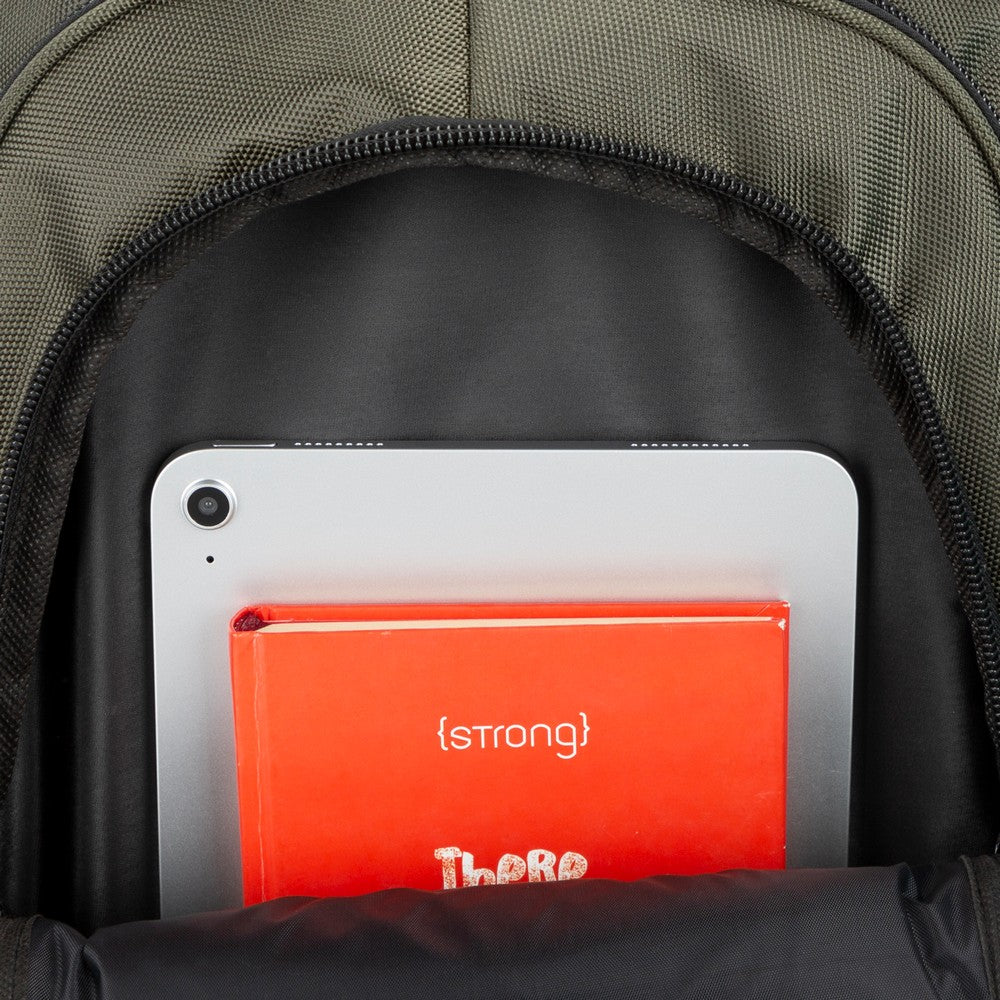 Plm City 17 inç Laptop Sırt Çantası Haki Yeşil