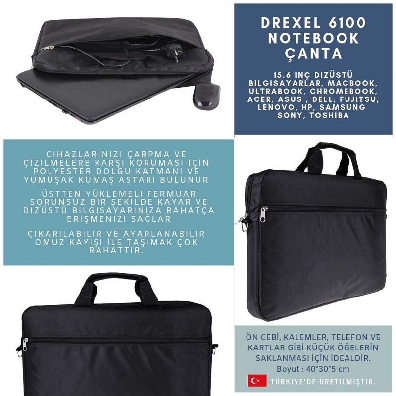 Drexel 6100 15 inç Laptop Çantası