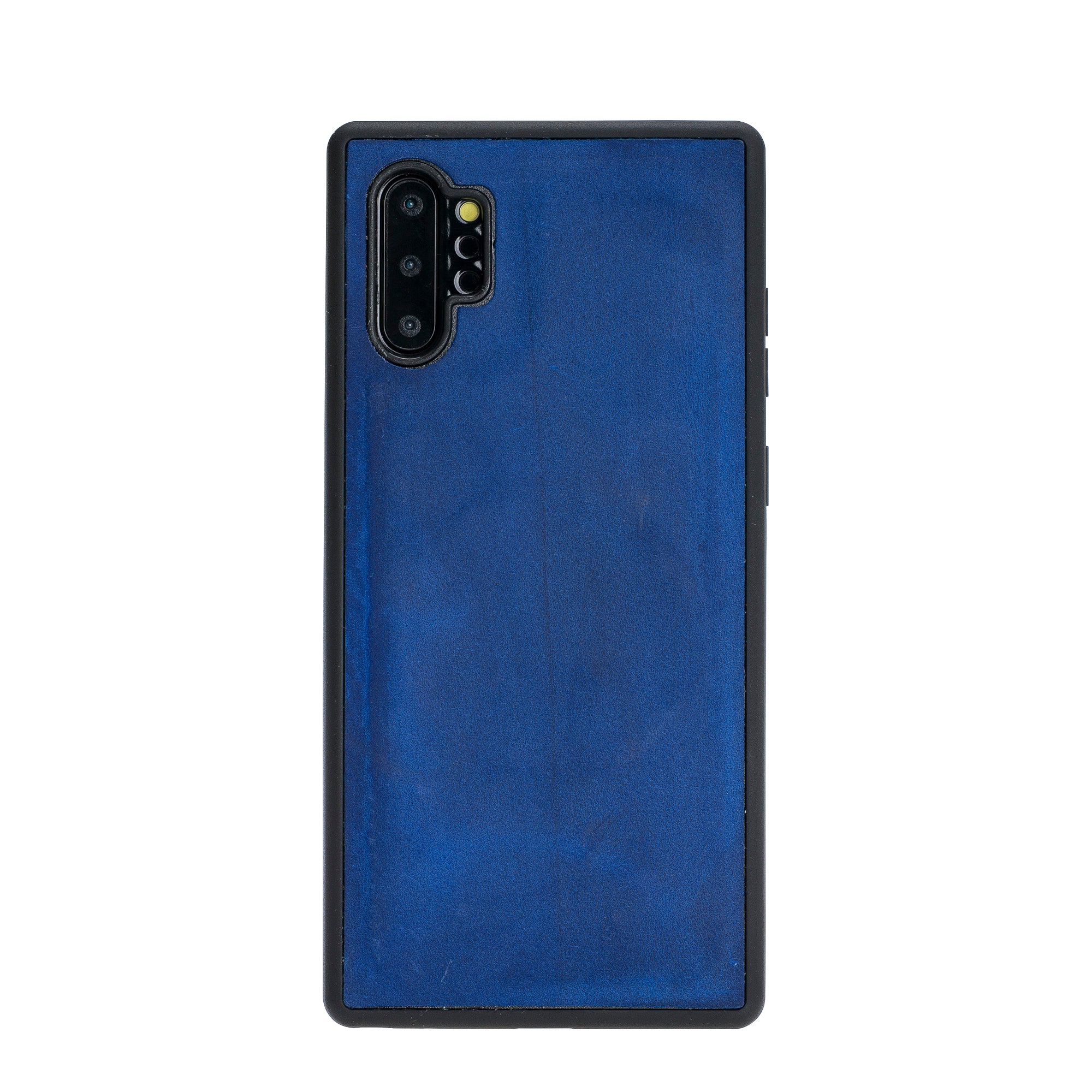 Samsung Galaxy Note 10 Plus Uyumlu Deri Cüzdanlı Kılıf Santa Mav