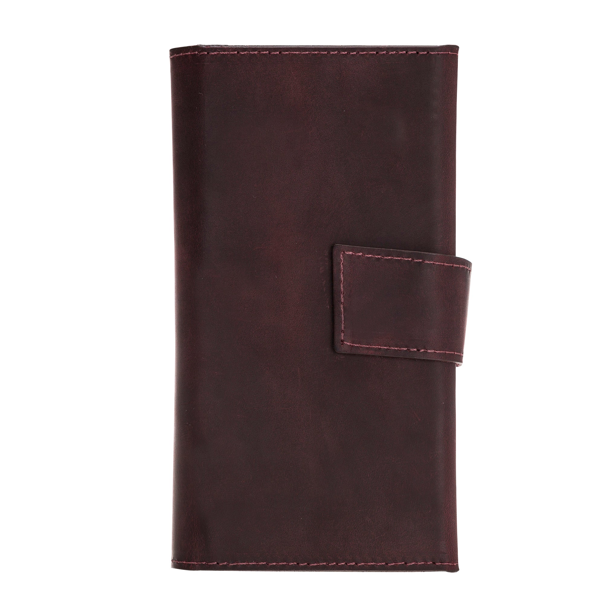 Samsung Galaxy S10 Uyumlu Deri Cüzdanlı Kılıf Santa Kırmızı