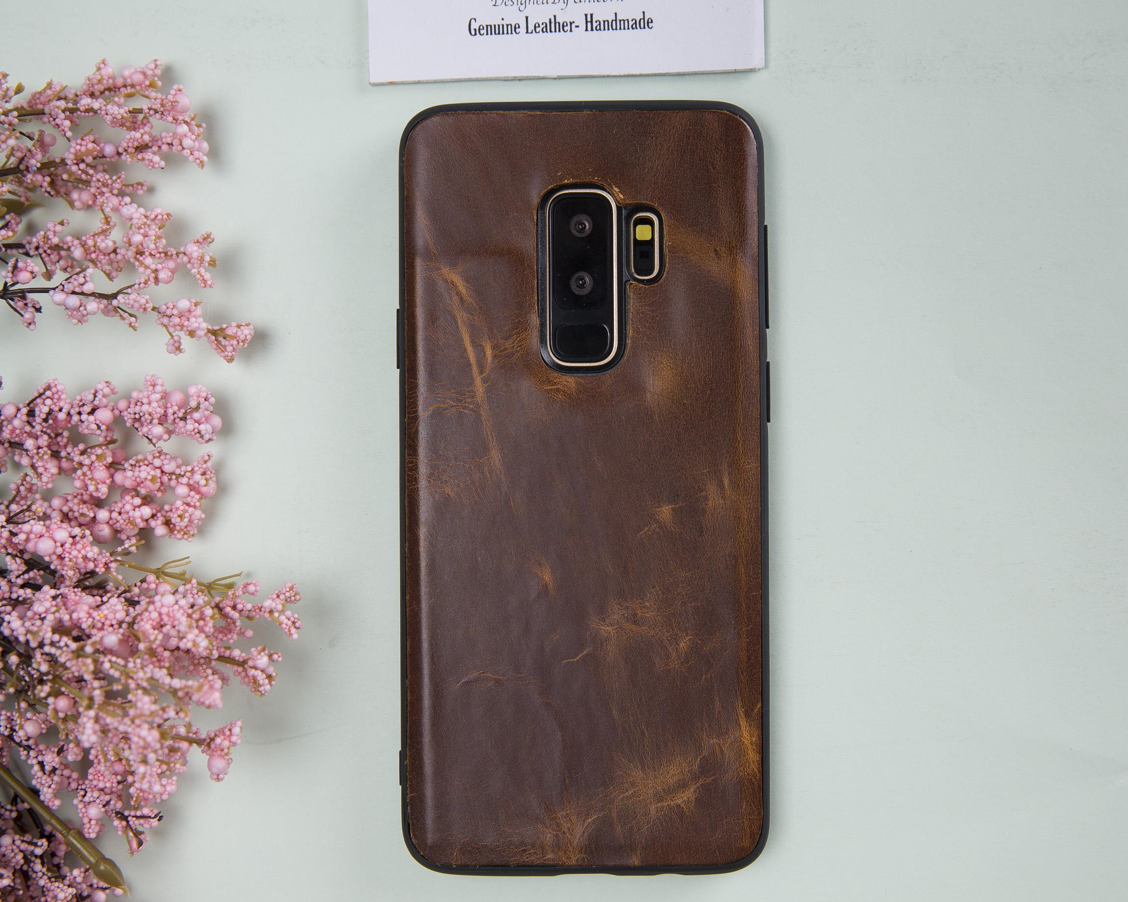 Samsung Galaxy S9 Plus Uyumlu Deri Cüzdanlı Kılıf Santa Taba