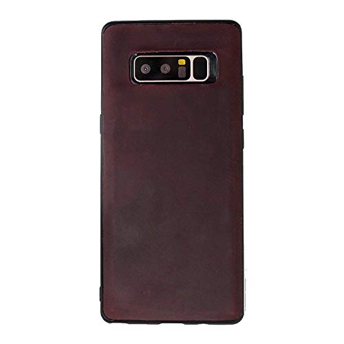 Samsung Galaxy Note 8 Uyumlu Deri Cüzdanlı Kılıf Santa Siyah