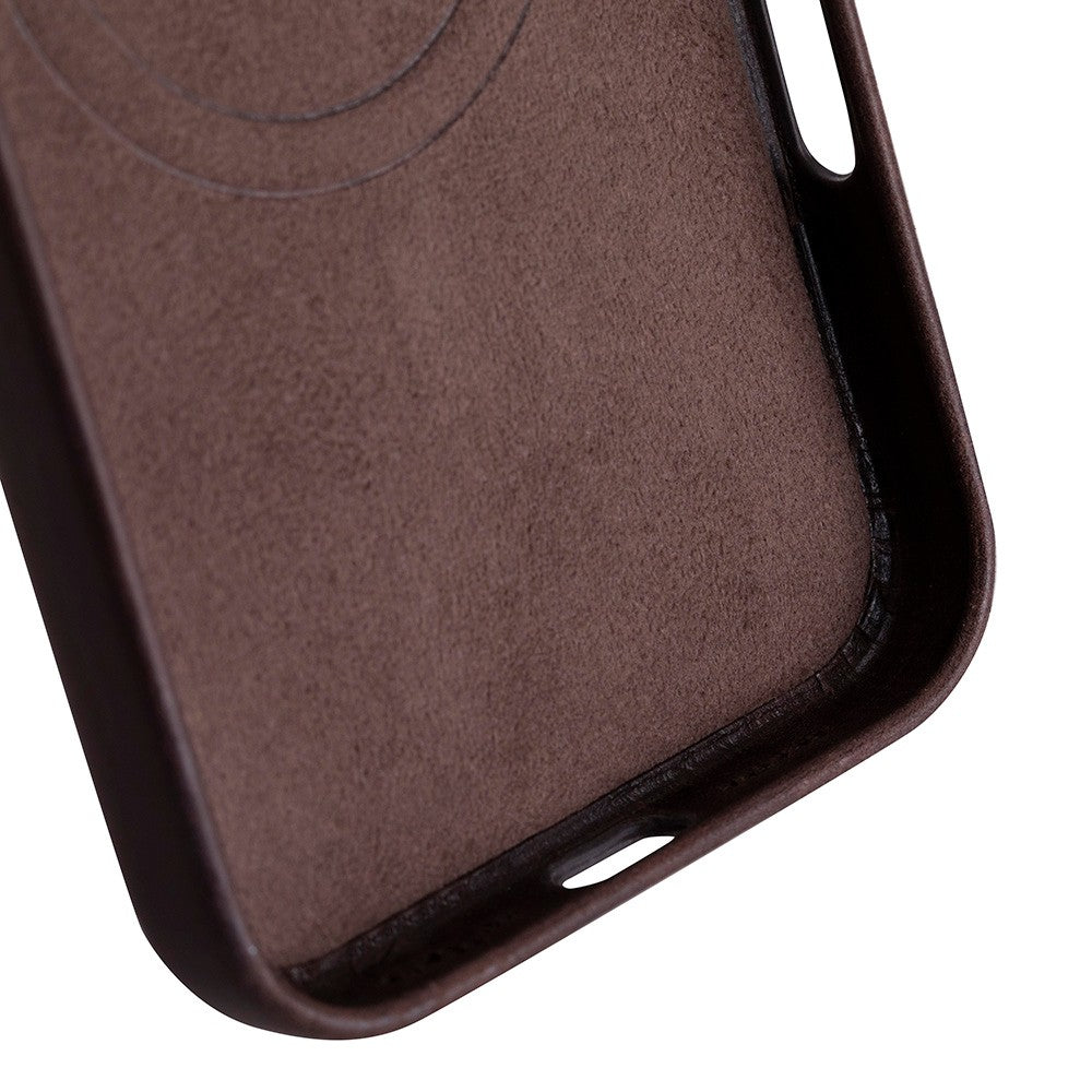 Prestige iPhone 17 Pro Full Grain Hakiki Deri Kılıf, MagSafe Uyumlu, Premium Koruma, El Yapımı