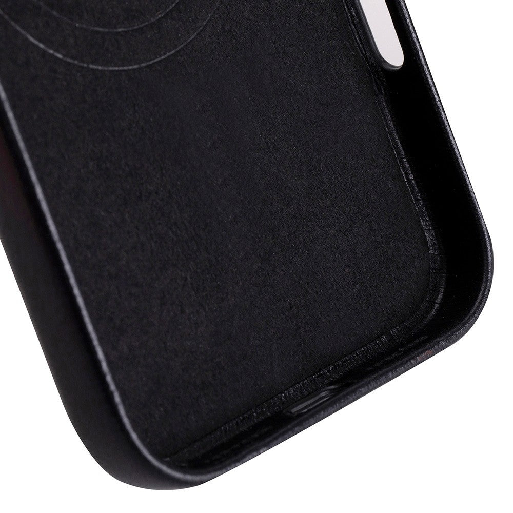 Prestige iPhone 17 Pro Full Grain Hakiki Deri Kılıf, MagSafe Uyumlu, Premium Koruma, El Yapımı