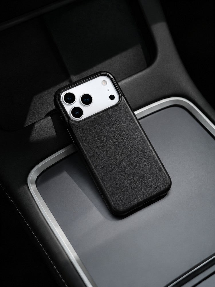 Prestige iPhone 17 Pro Full Grain Hakiki Deri Kılıf, MagSafe Uyumlu, Premium Koruma, El Yapımı