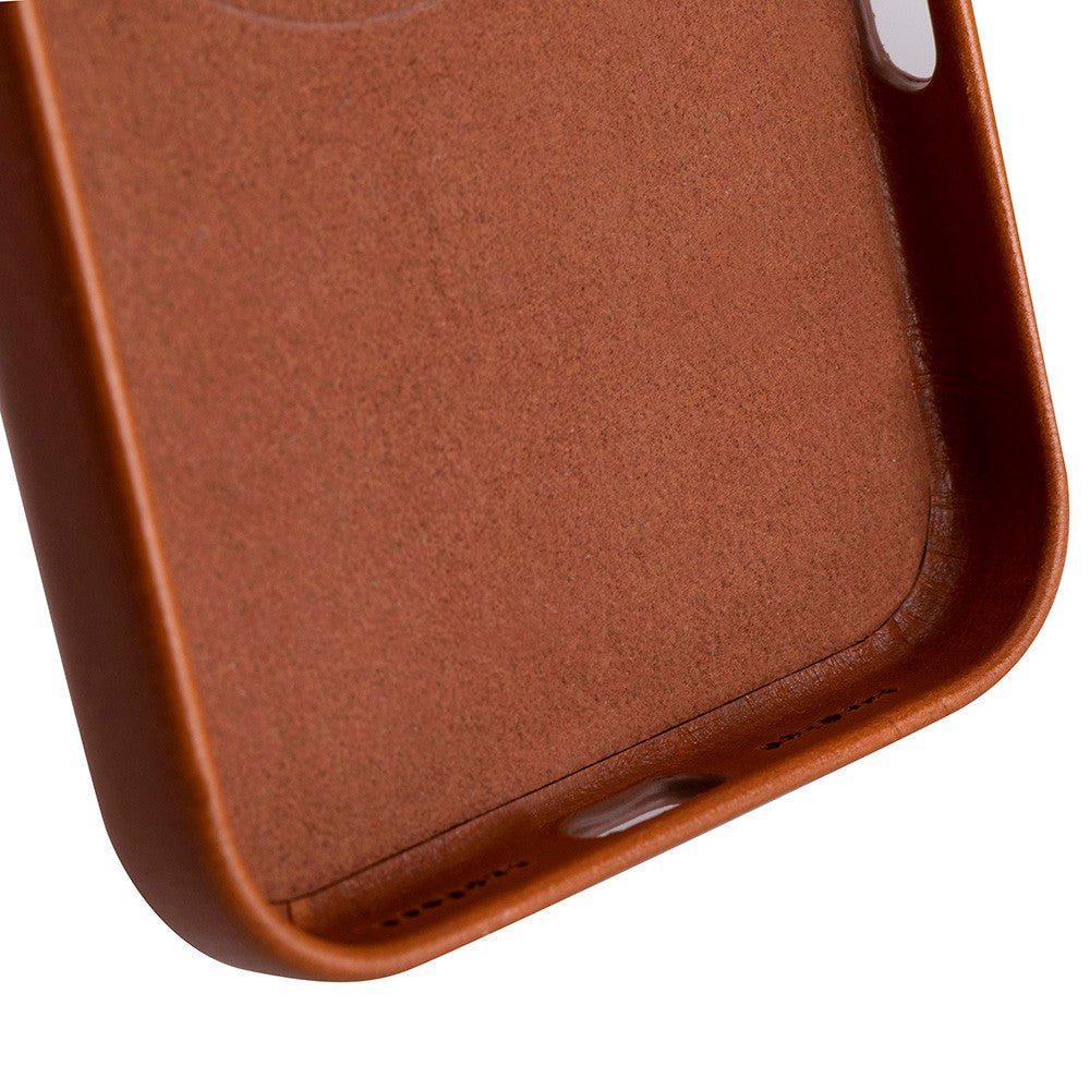 Prestige iPhone 17 Pro Full Grain Hakiki Deri Kılıf, MagSafe Uyumlu, Premium Koruma, El Yapımı
